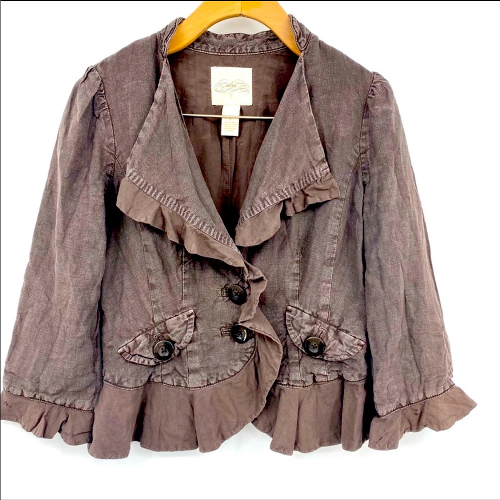 Anthropology beautiful feminine Jacket